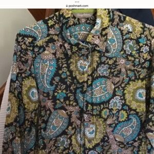 Tommy bahama blouse. Medium wild fun print cotton